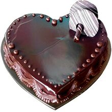 Buy Heart Shape Chocolate Truffle Cake for $ 99 at FloraUAE